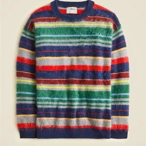 SOLD!!!JCrew Collection Brushed Cashmere Vintage Stripe Sweater small Sold out!